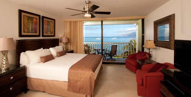 ハワイ マウイ島コンドミニアムのラハイナ ショアーズ ビーチ リゾート 公式 お部屋のご案内